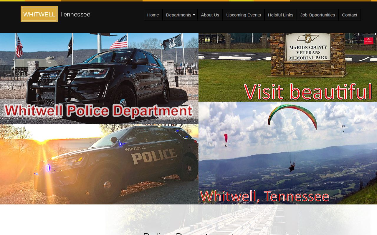Marion County Whitwell Police Department contact record